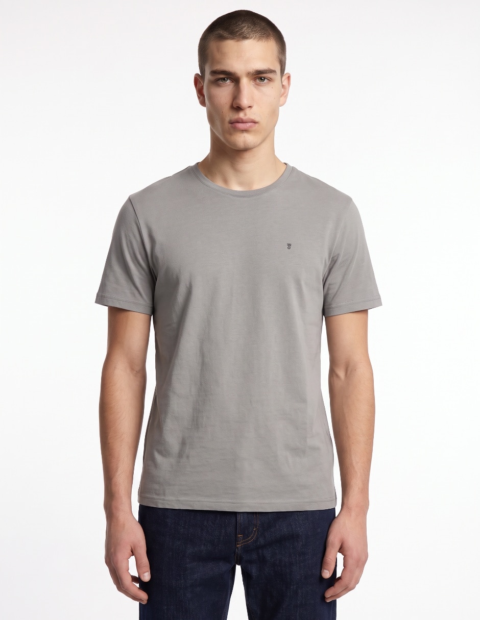 Playera cuello redondo para hombre