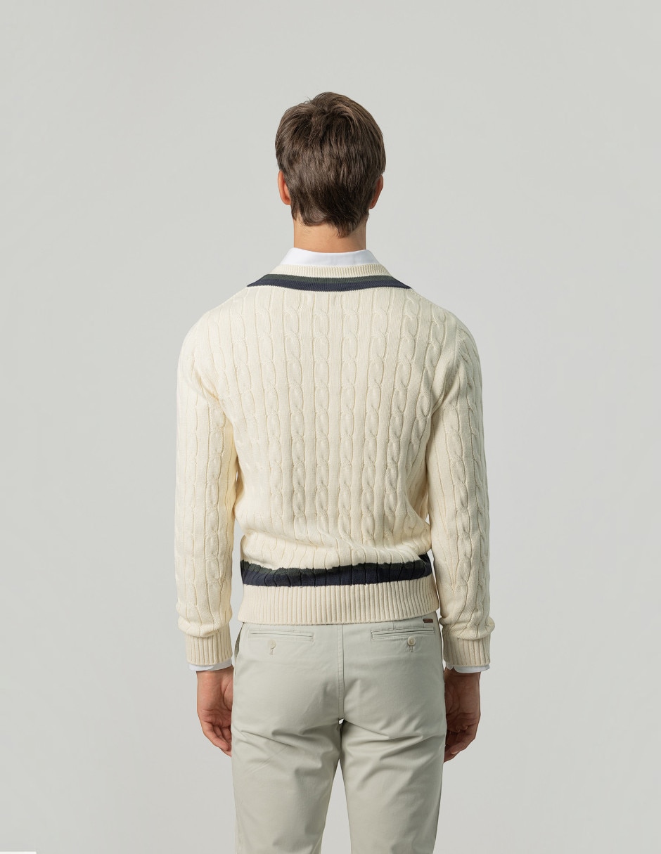 Suéter cuello redondo para hombre 2