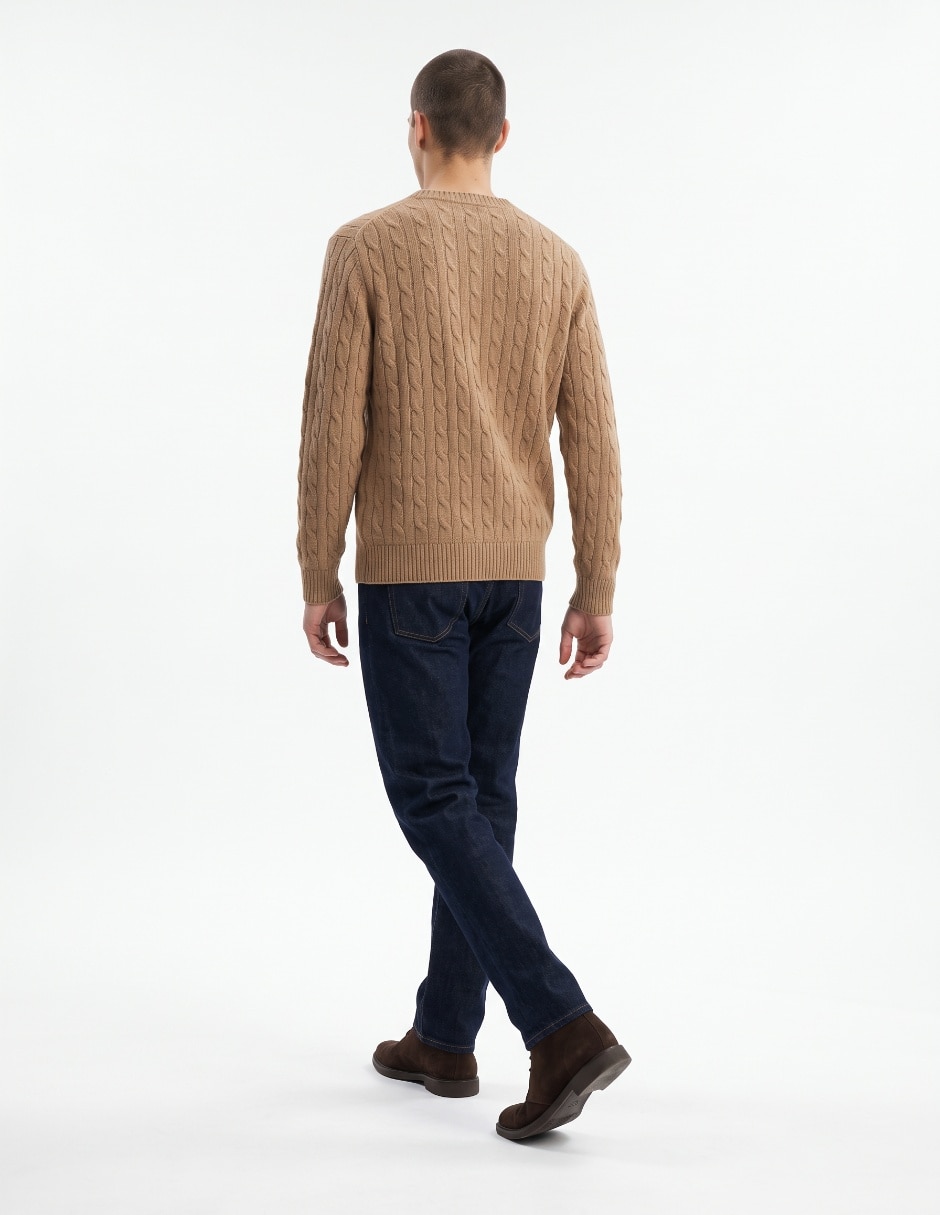 Suéter cuello redondo para hombre 2