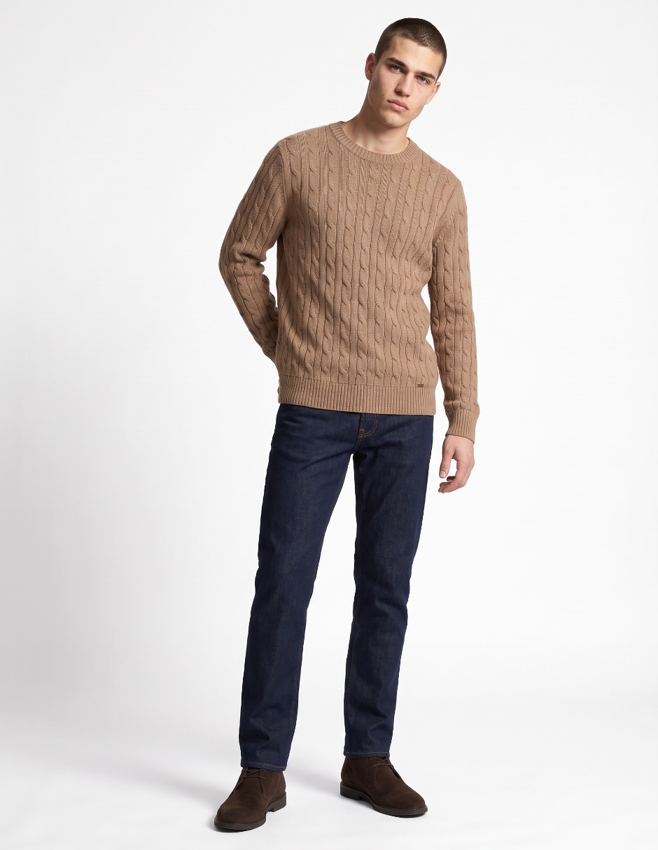 Suéter cuello redondo para hombre 3