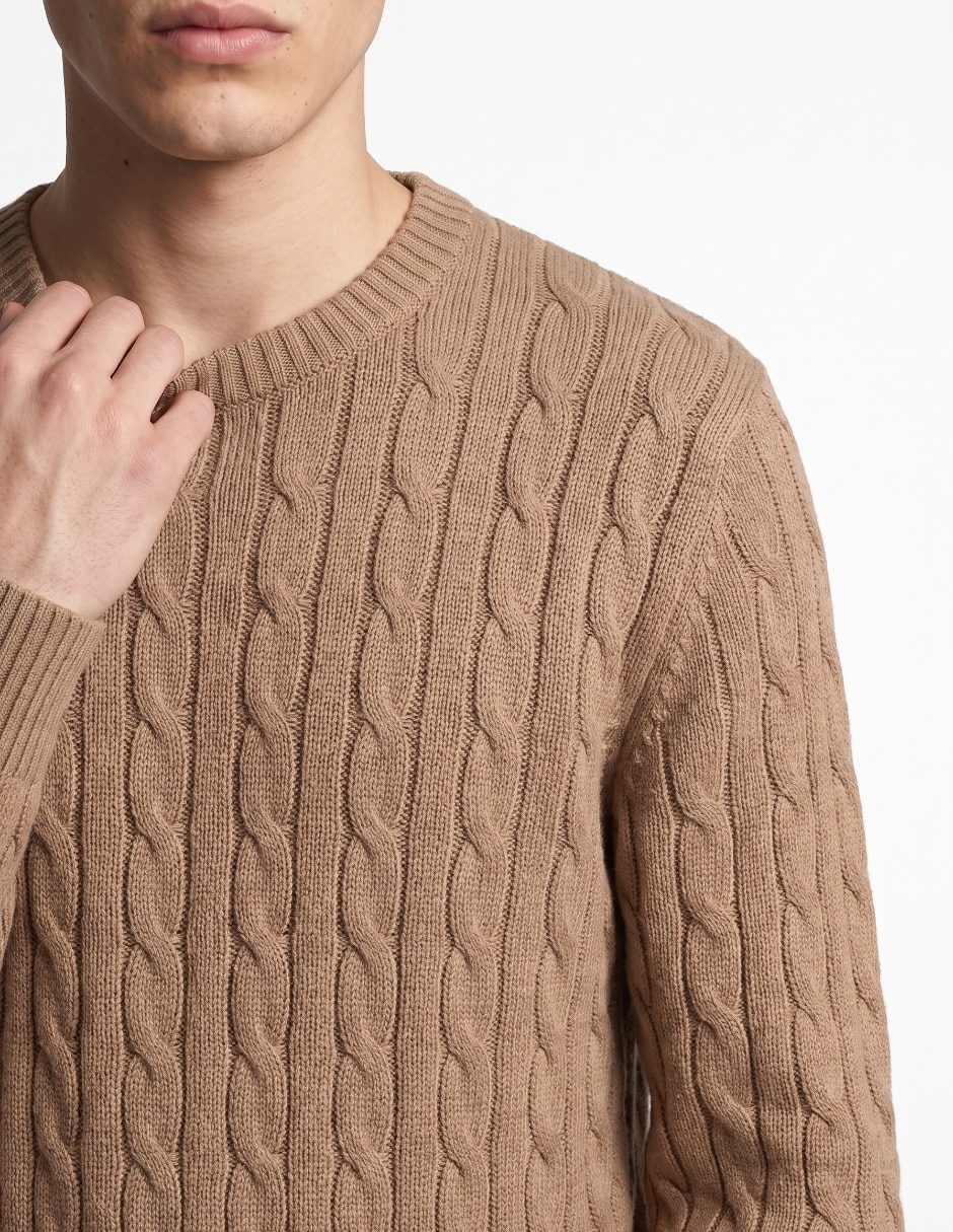 Suéter cuello redondo para hombre 4