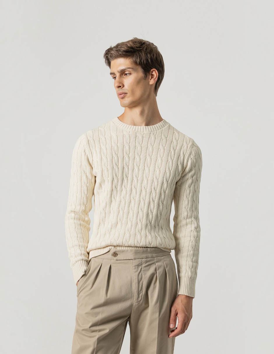 Suéter cuello redondo para hombre Suéter cuello redondo para hombre