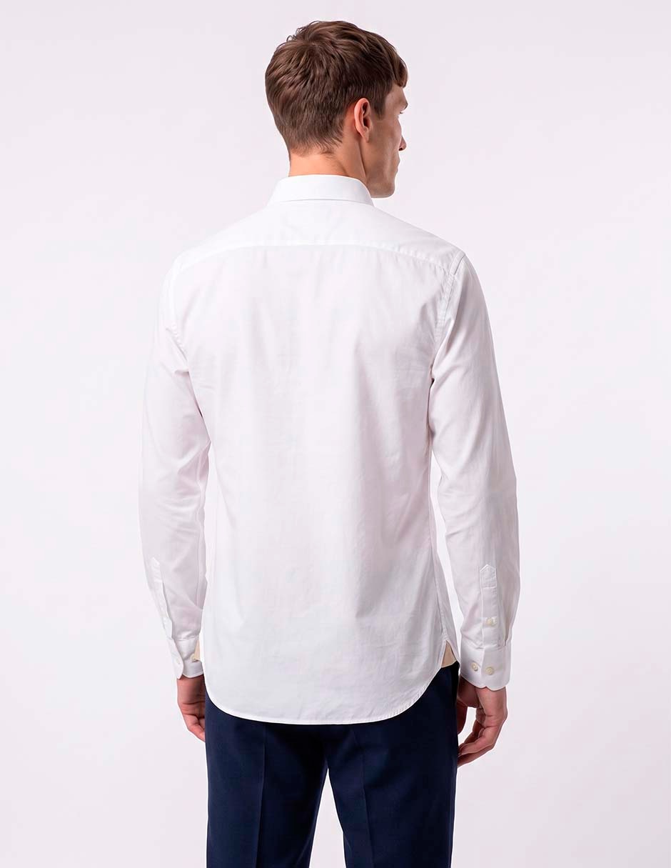 Camisa casual de algodón manga larga para hombre 3