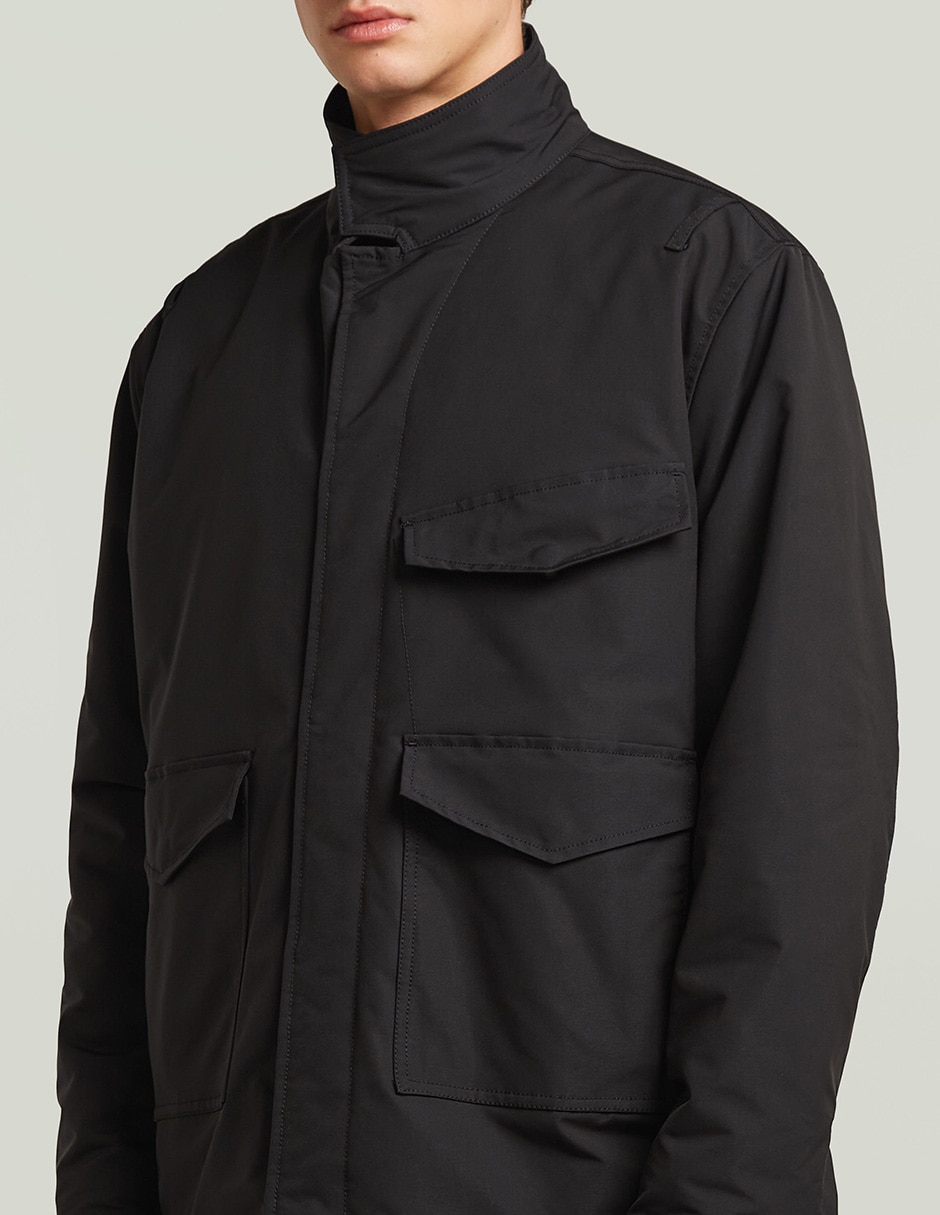 Sobrecamisa casual manga larga para hombre 4