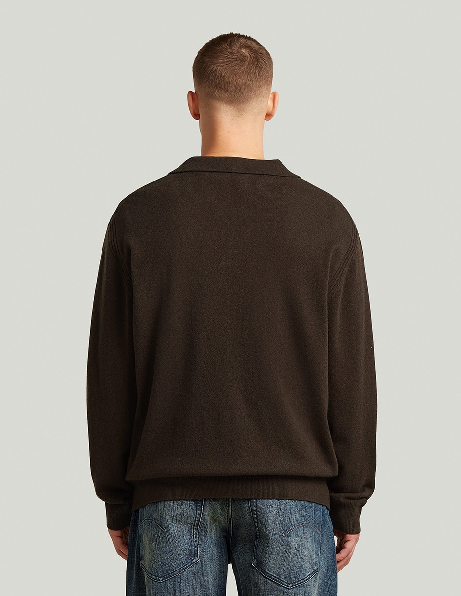 Suéter cuello v para hombre 4