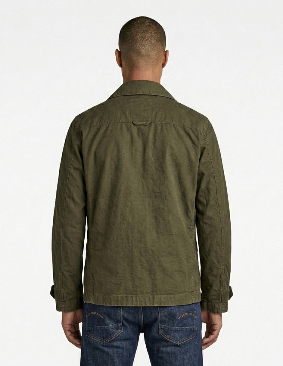 Chamarra casual con bolsillos para hombre 3