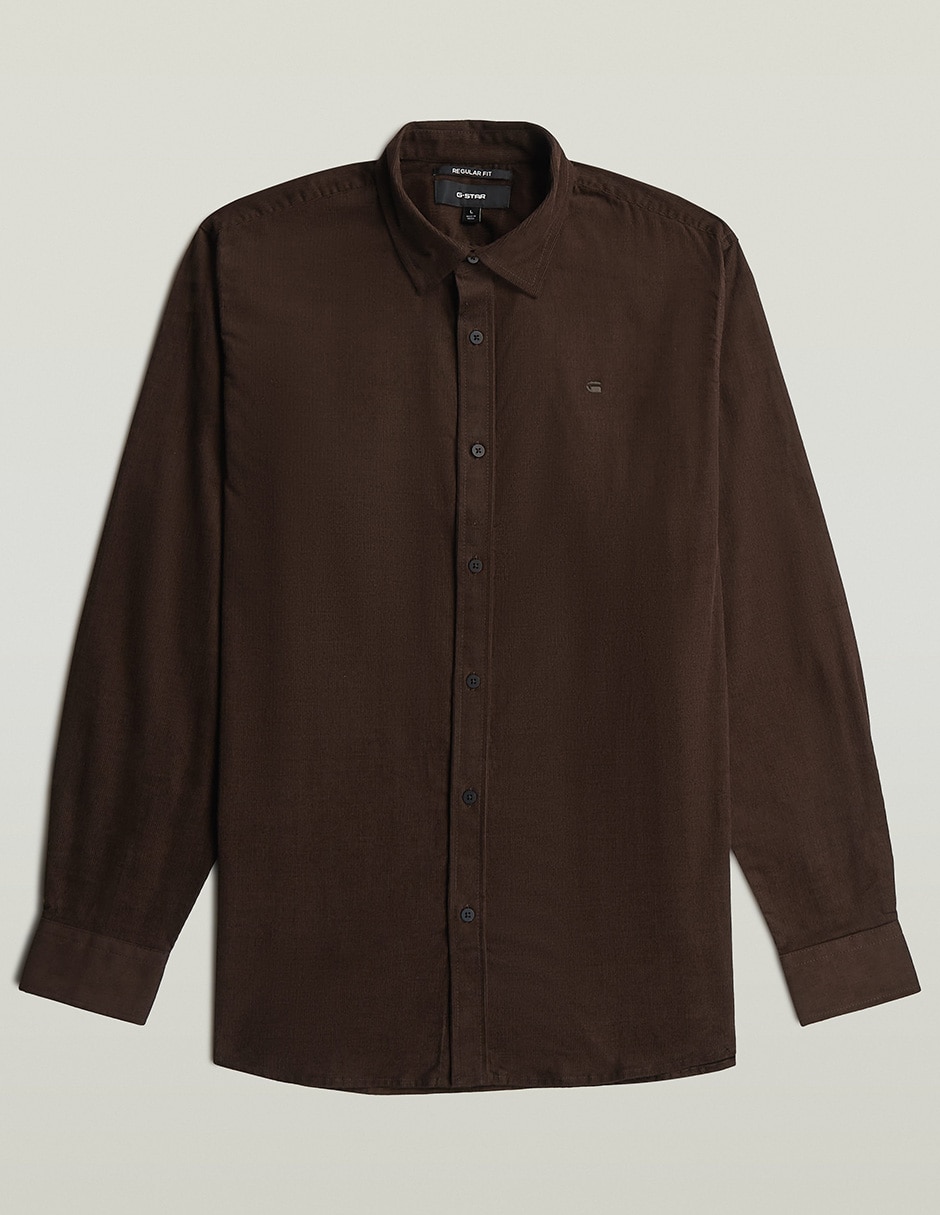 Camisa casual de algodón manga larga para hombre 2