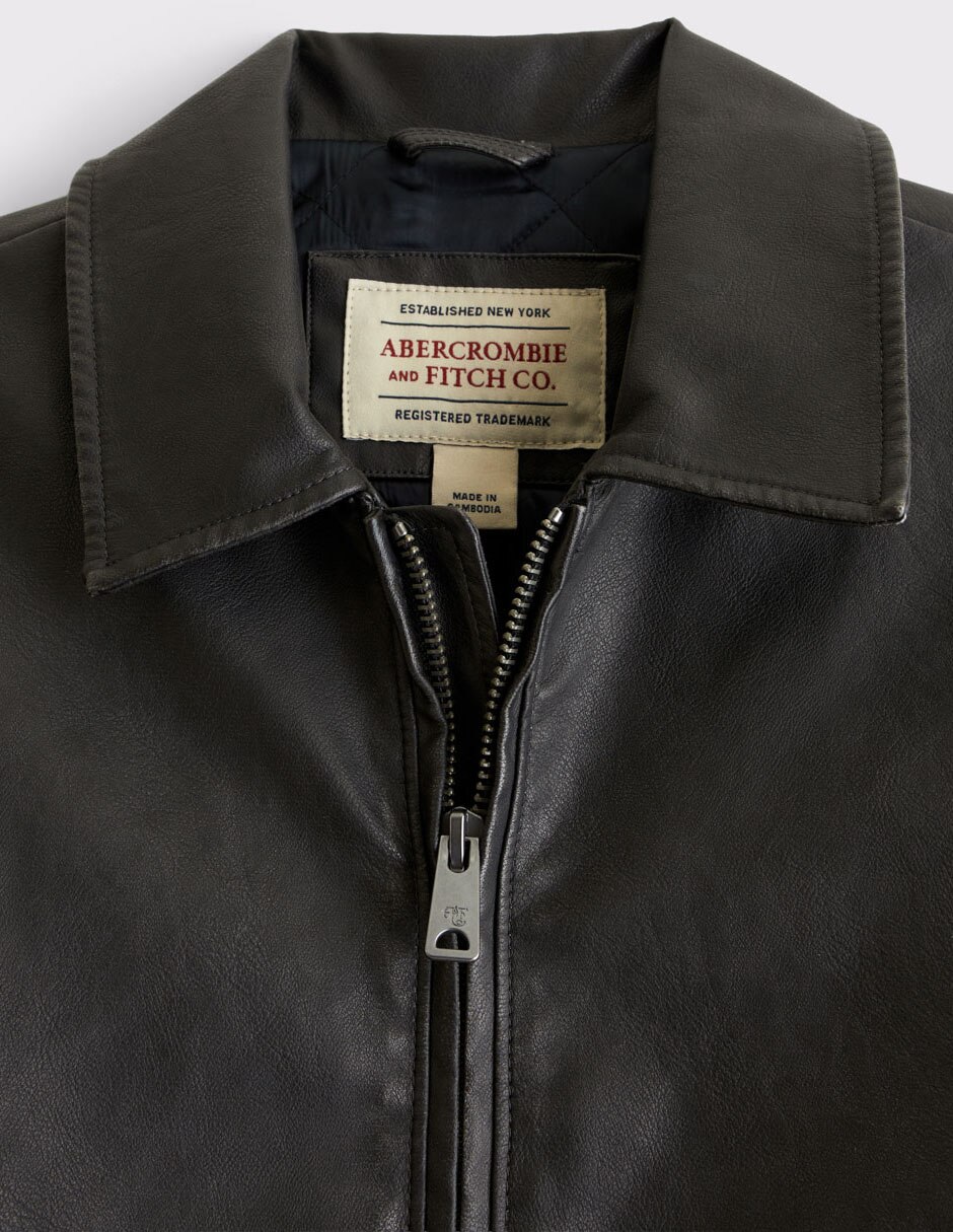 Chamarra bomber con bolsillos para hombre 2