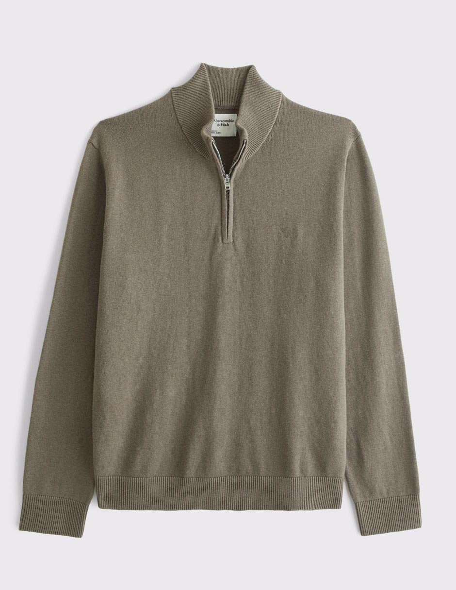 Suéter cuello con cierre para hombre Suéter cuello con cierre para hombre