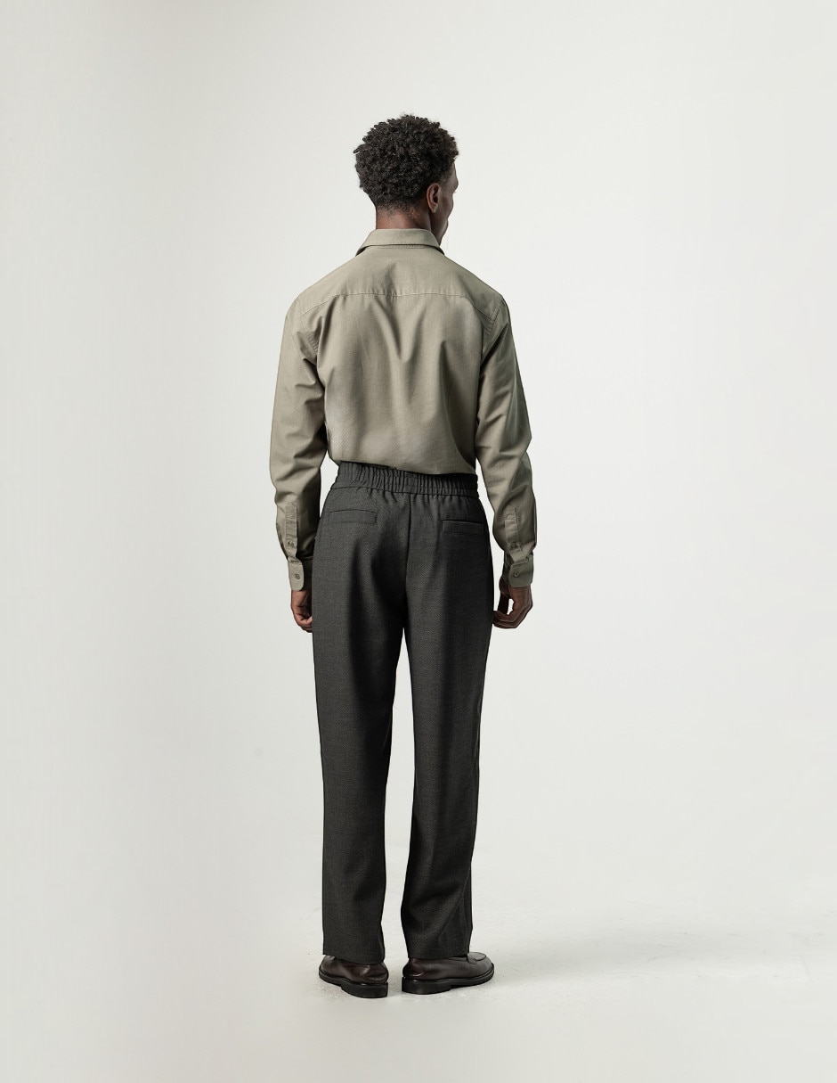 Pantalón casual regular slim para hombre 2