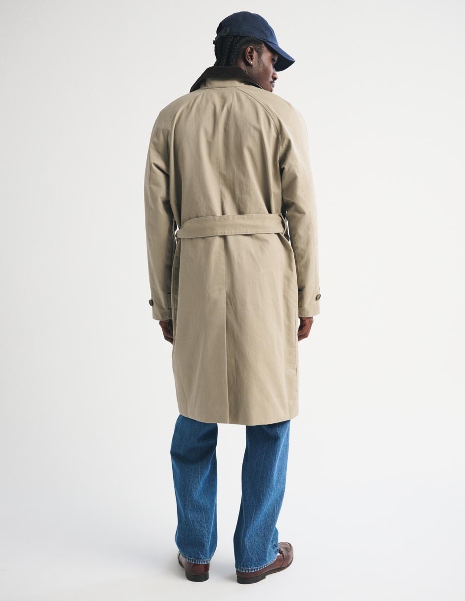 Gabardina largo para hombre 8