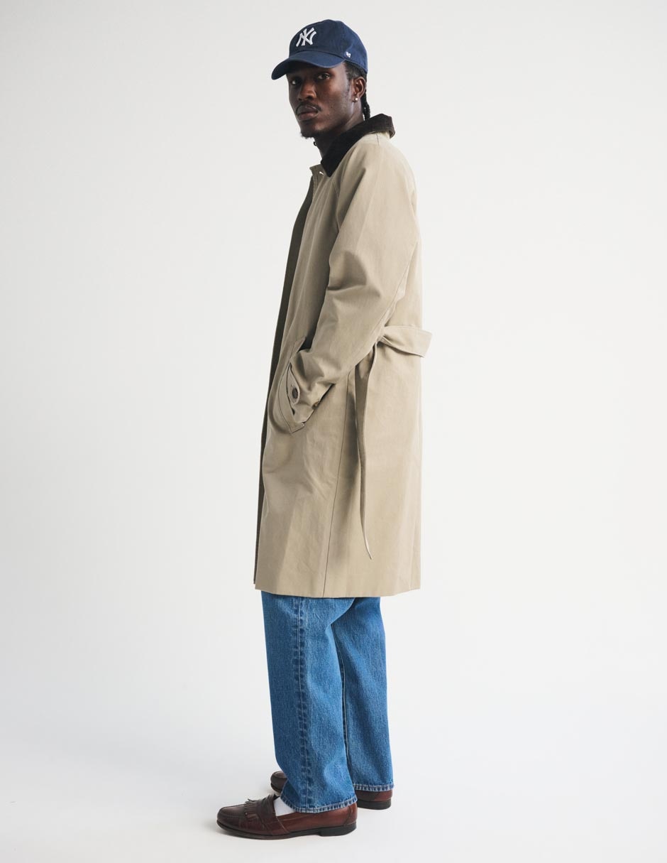 Gabardina largo para hombre