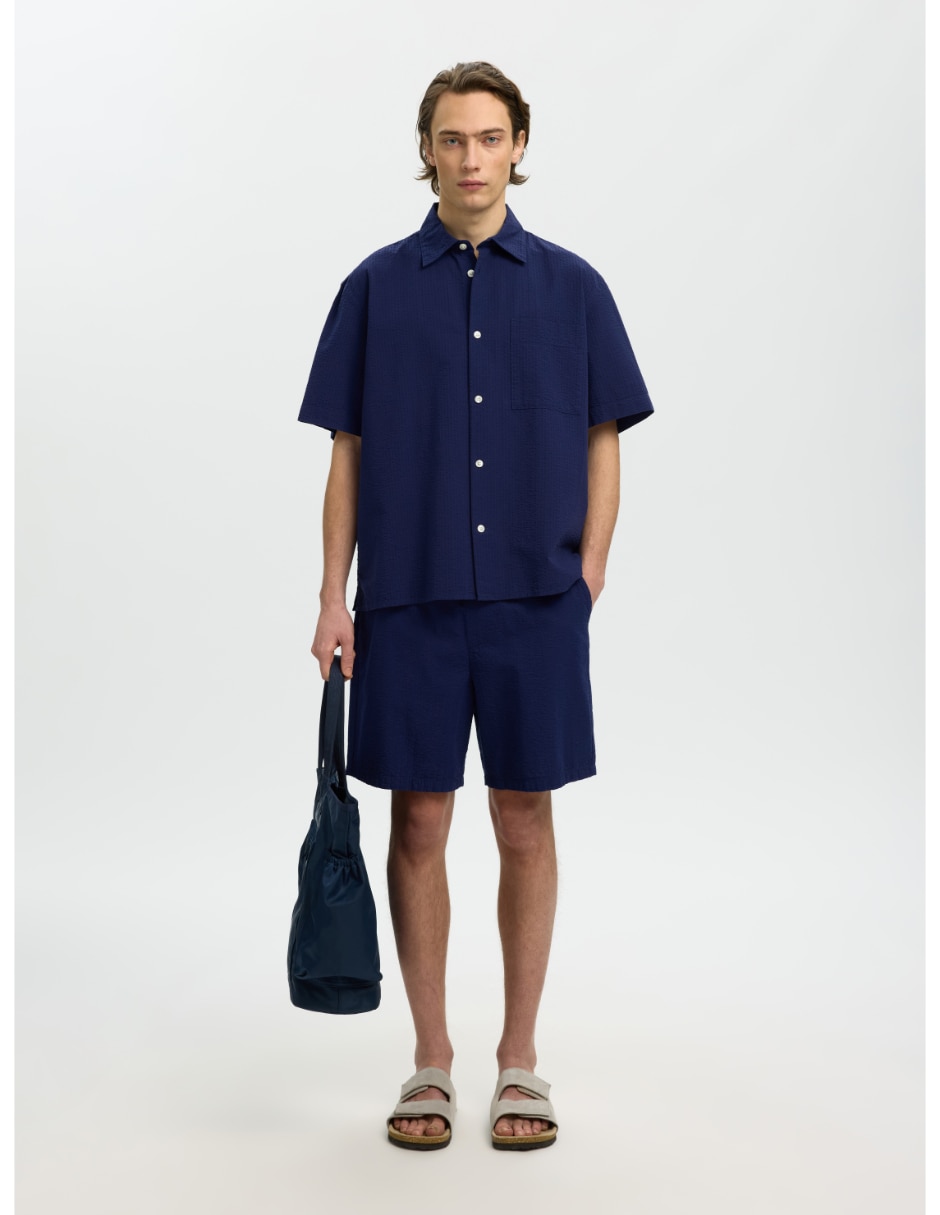 Camisa casual manga corta para hombre 4