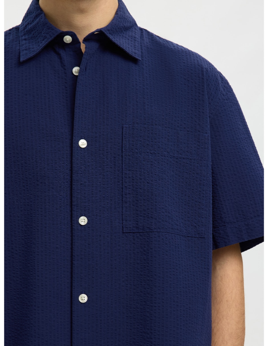 Camisa casual manga corta para hombre 5
