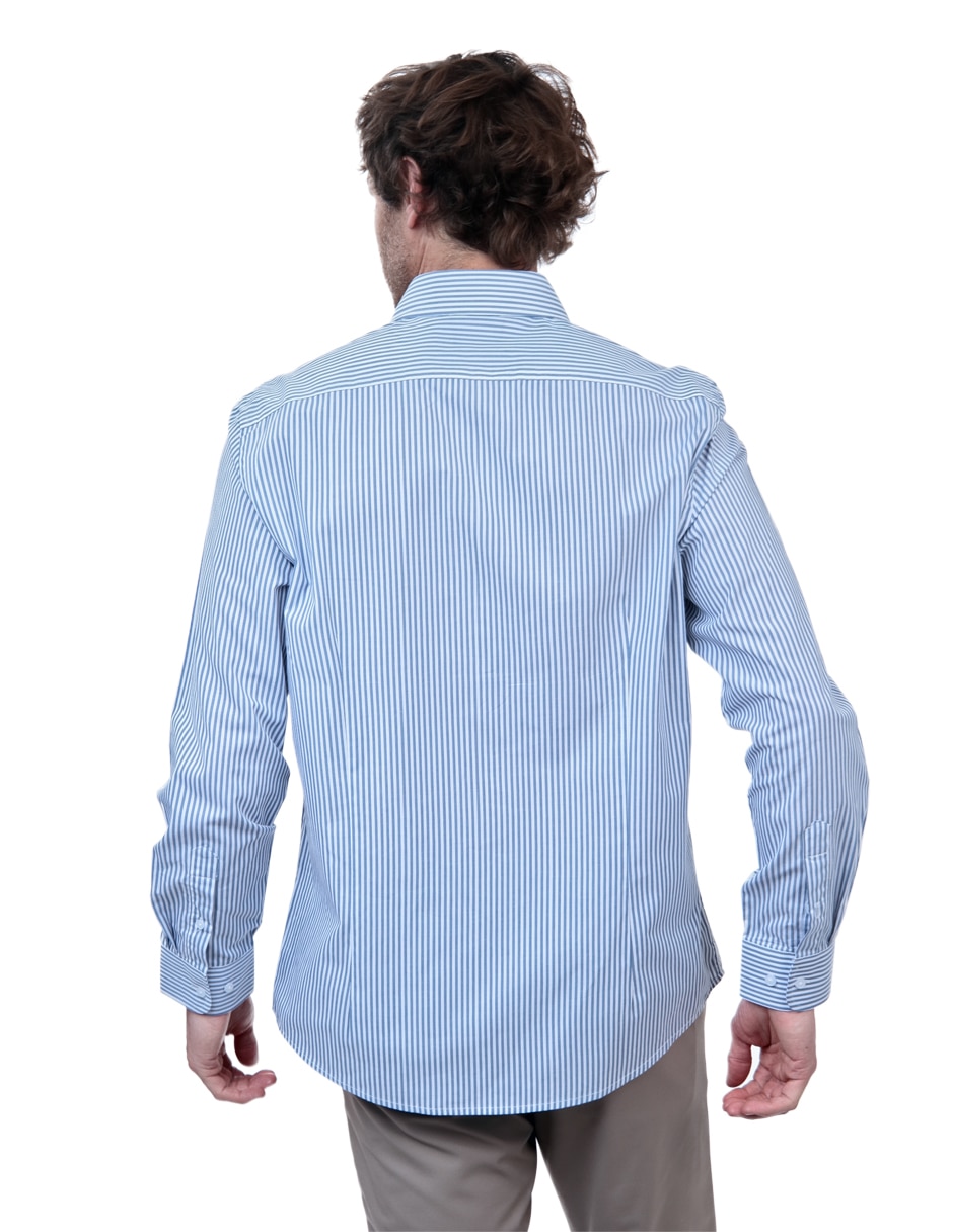 Camisa casual de algodón manga larga para hombre 3