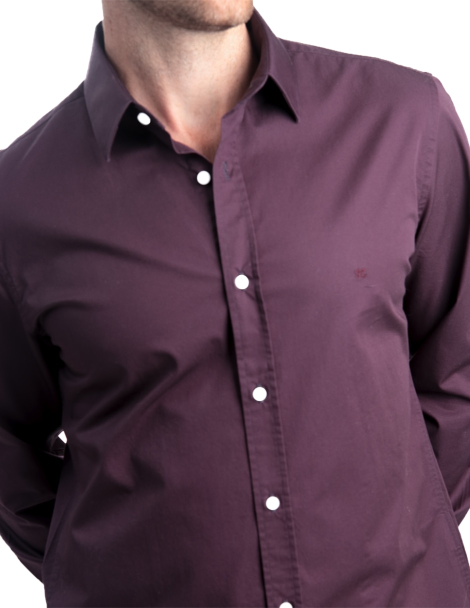 Camisa casual de algodón manga larga para hombre 3