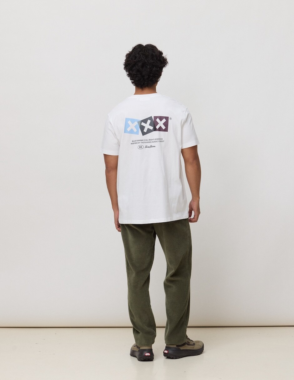 Playera cuello redondo para hombre
