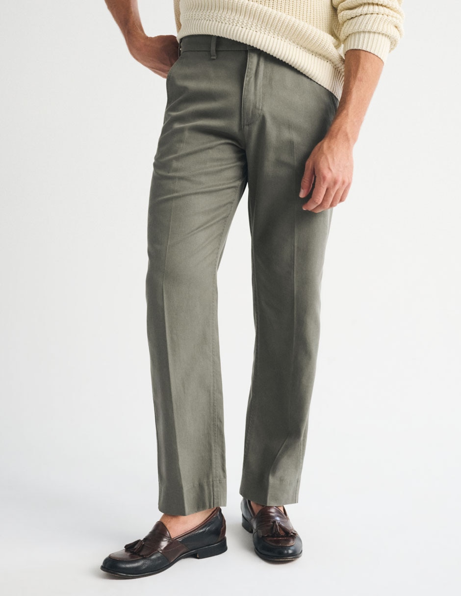 Pantalón casual regular regular para hombre 5