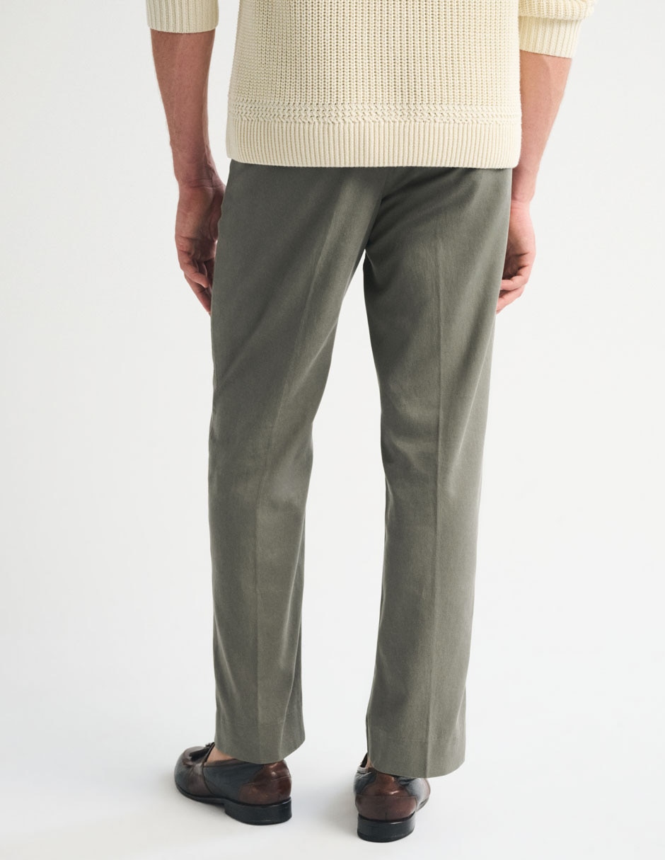 Pantalón casual regular regular para hombre 8