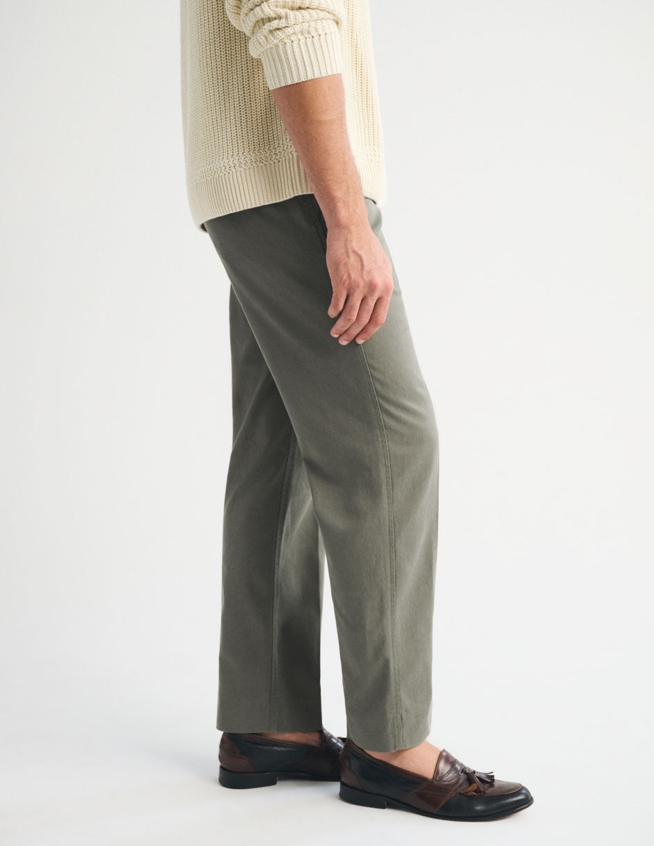Pantalón casual regular regular para hombre 3