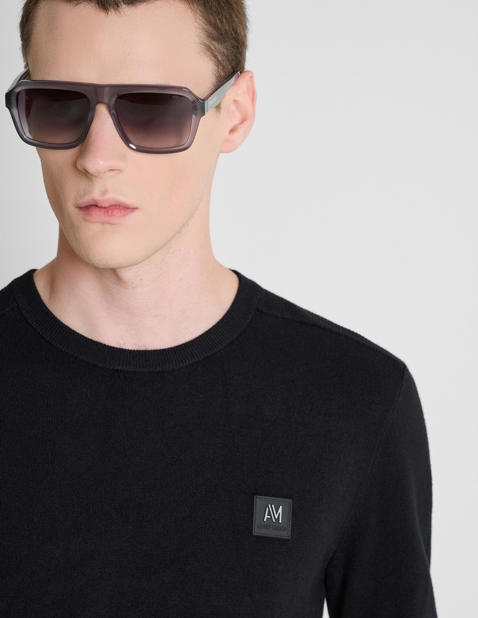 Suéter cuello redondo para hombre 4