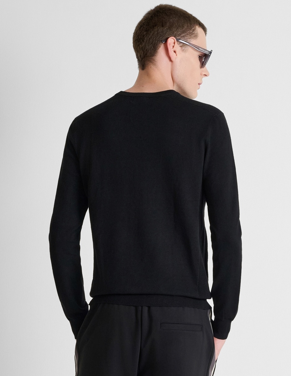 Suéter cuello redondo para hombre 2