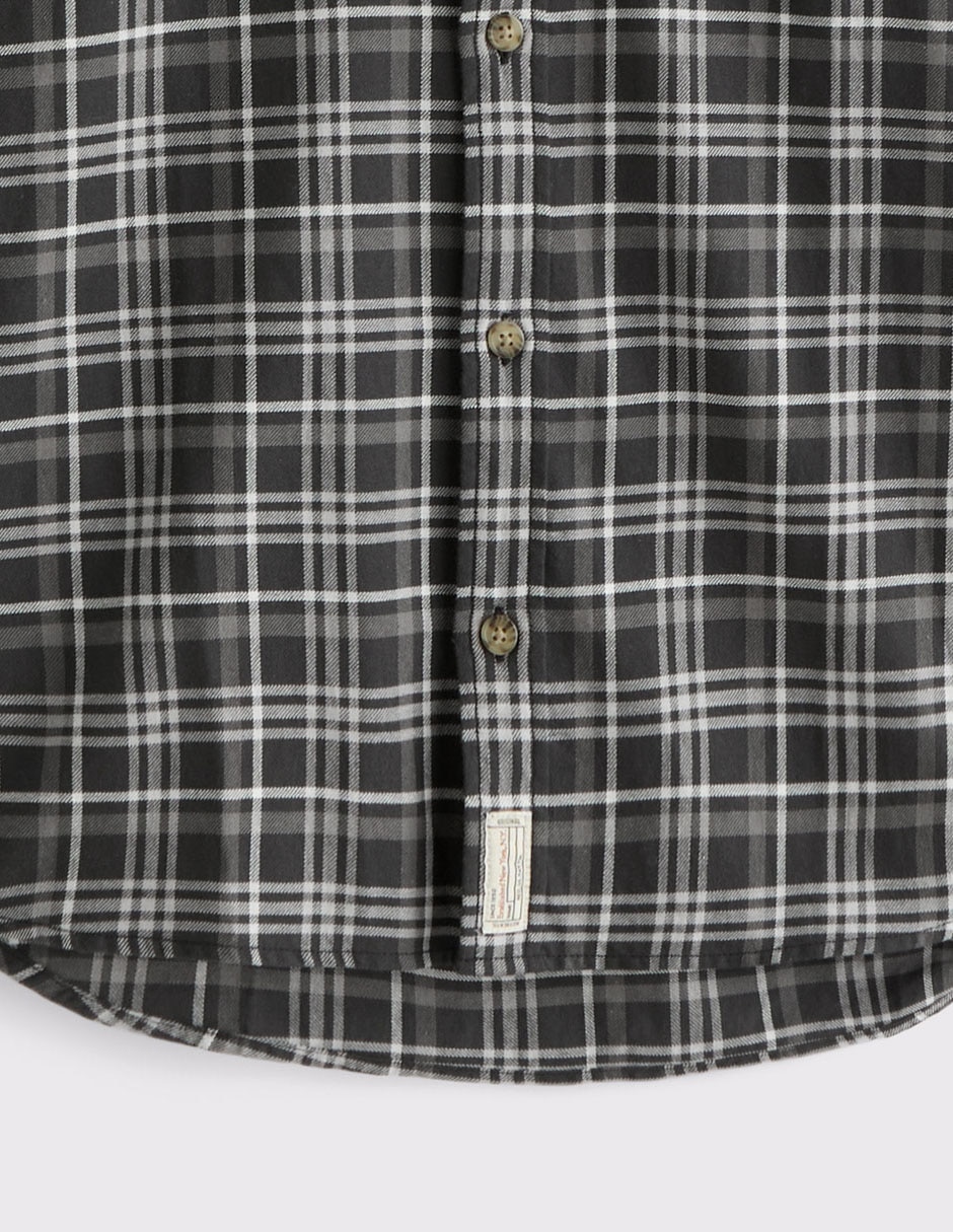 Camisa casual manga larga para hombre 8