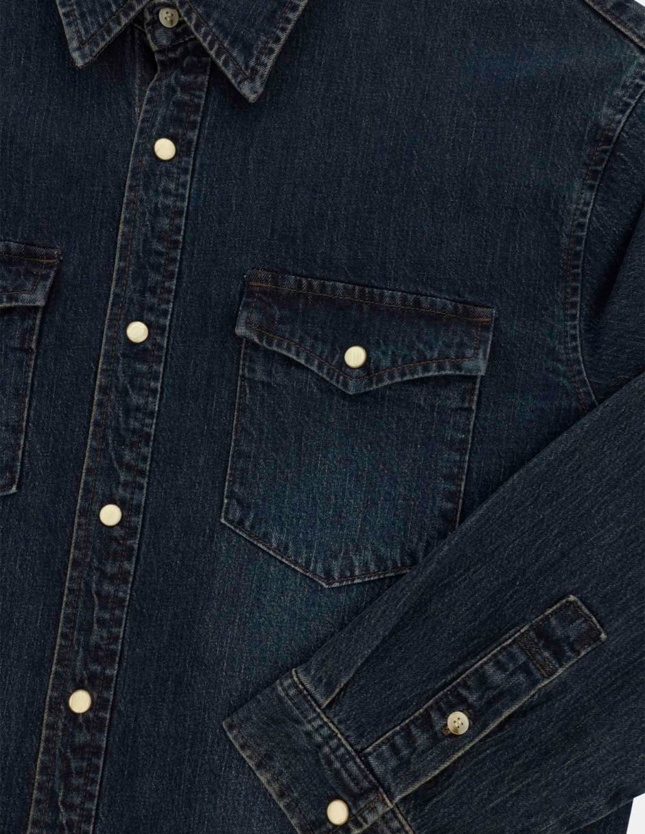 Camisa casual manga larga para hombre