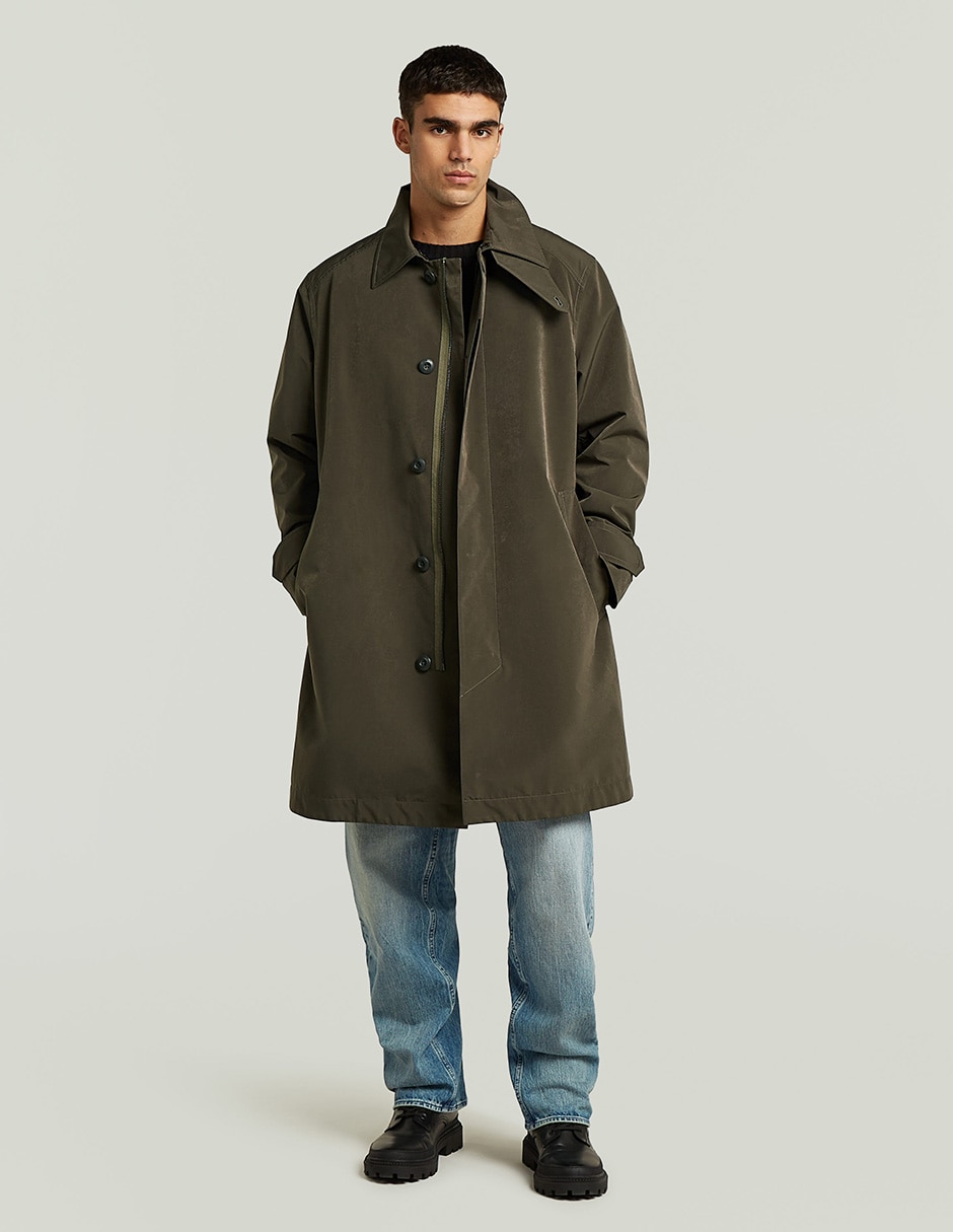 Gabardina A la rodilla para hombre