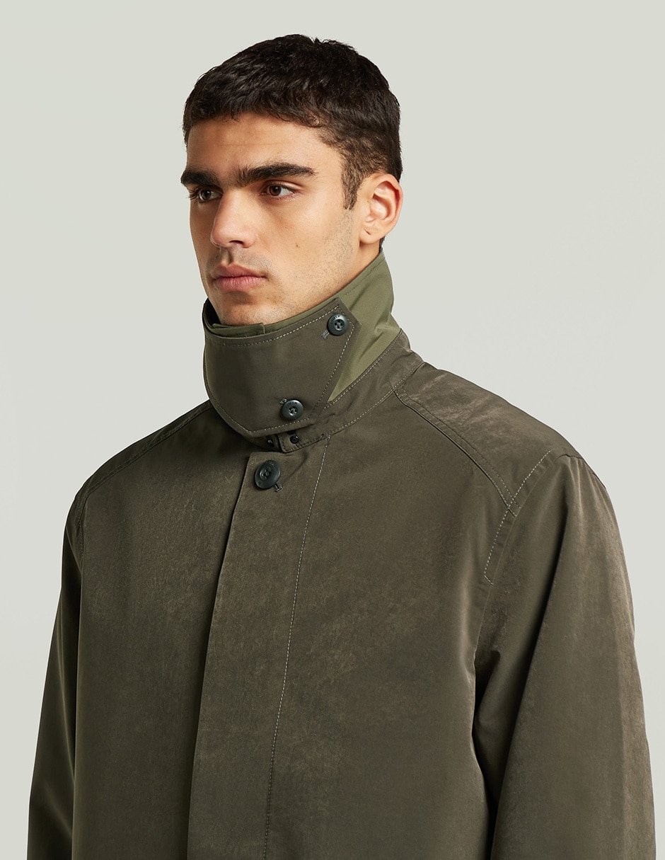 Gabardina A la rodilla para hombre 4