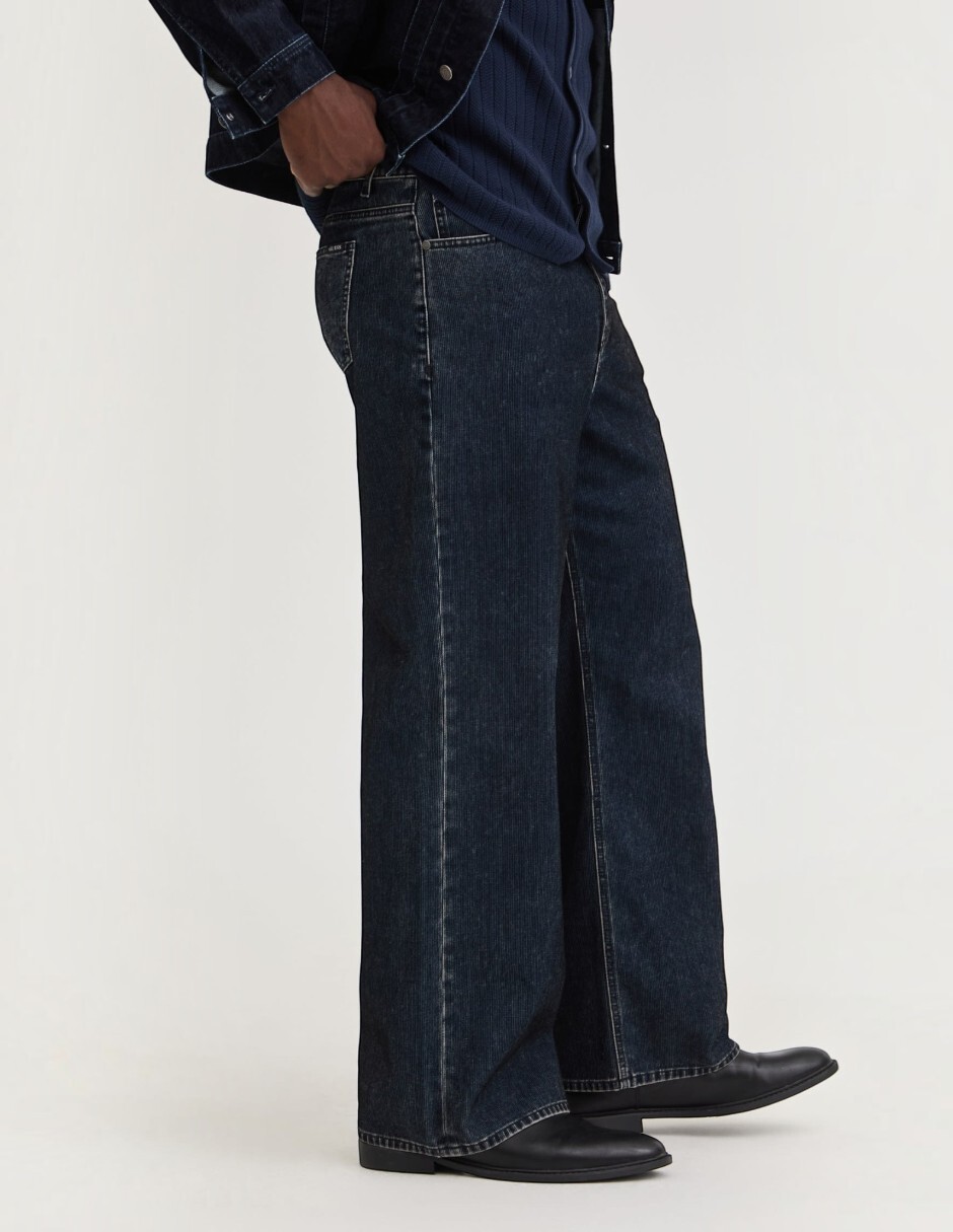 Jeans regular wide leg para hombre 2
