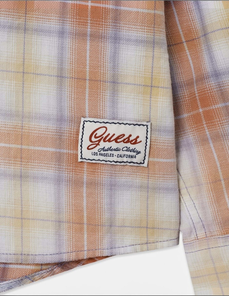 Camisa casual manga larga para hombre 6