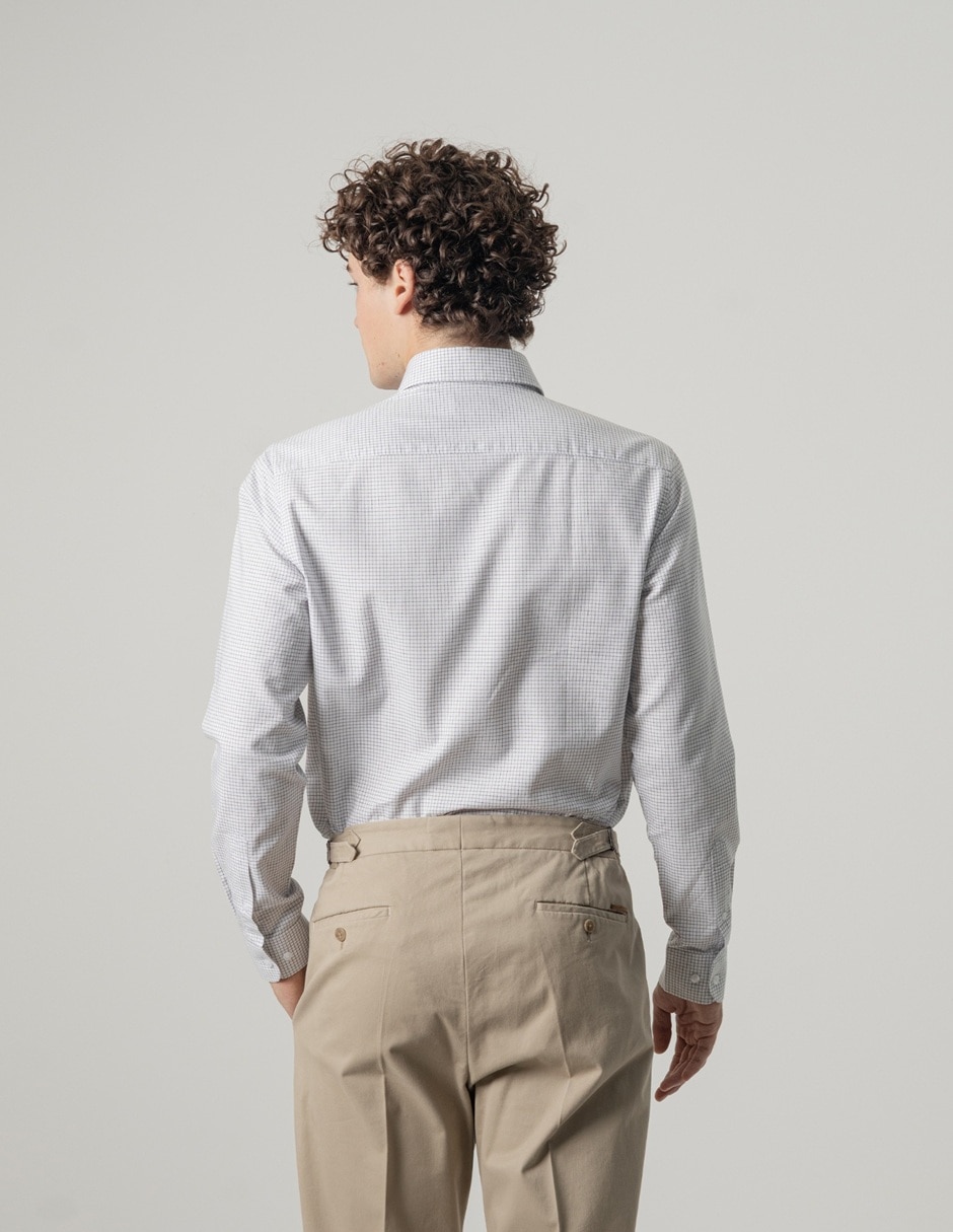 Camisa casual manga larga para hombre 3