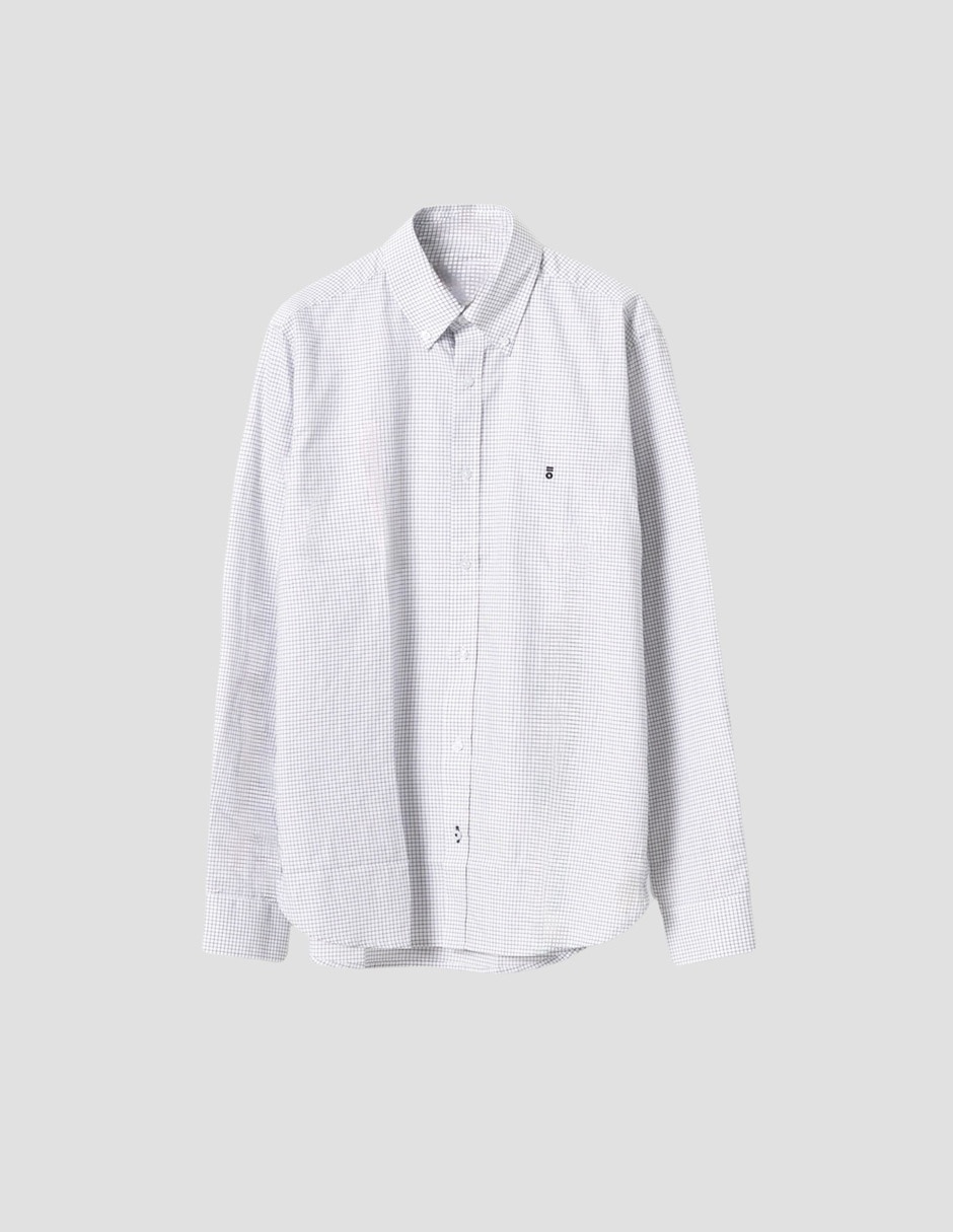 Camisa casual manga larga para hombre 4