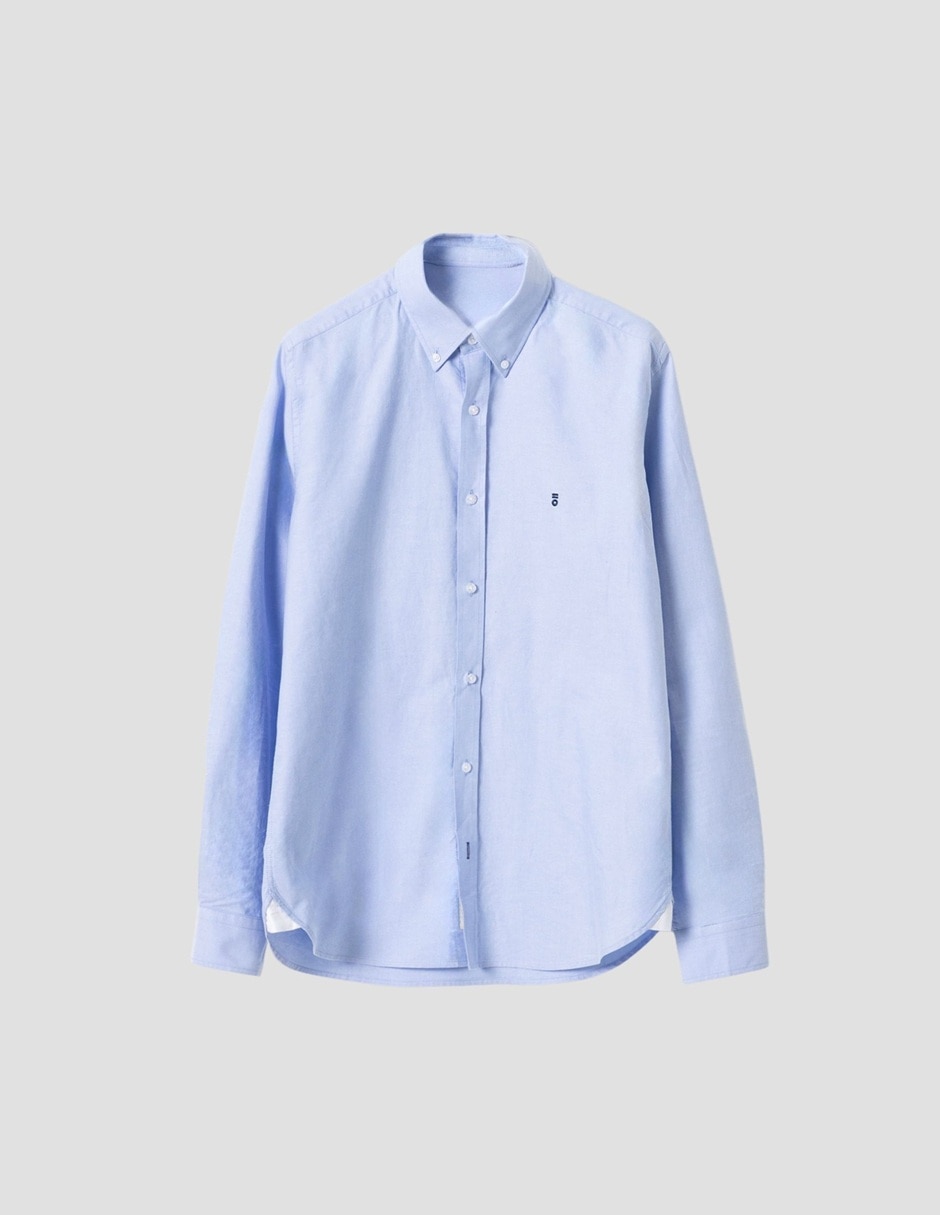 Camisa casual manga larga para hombre 2