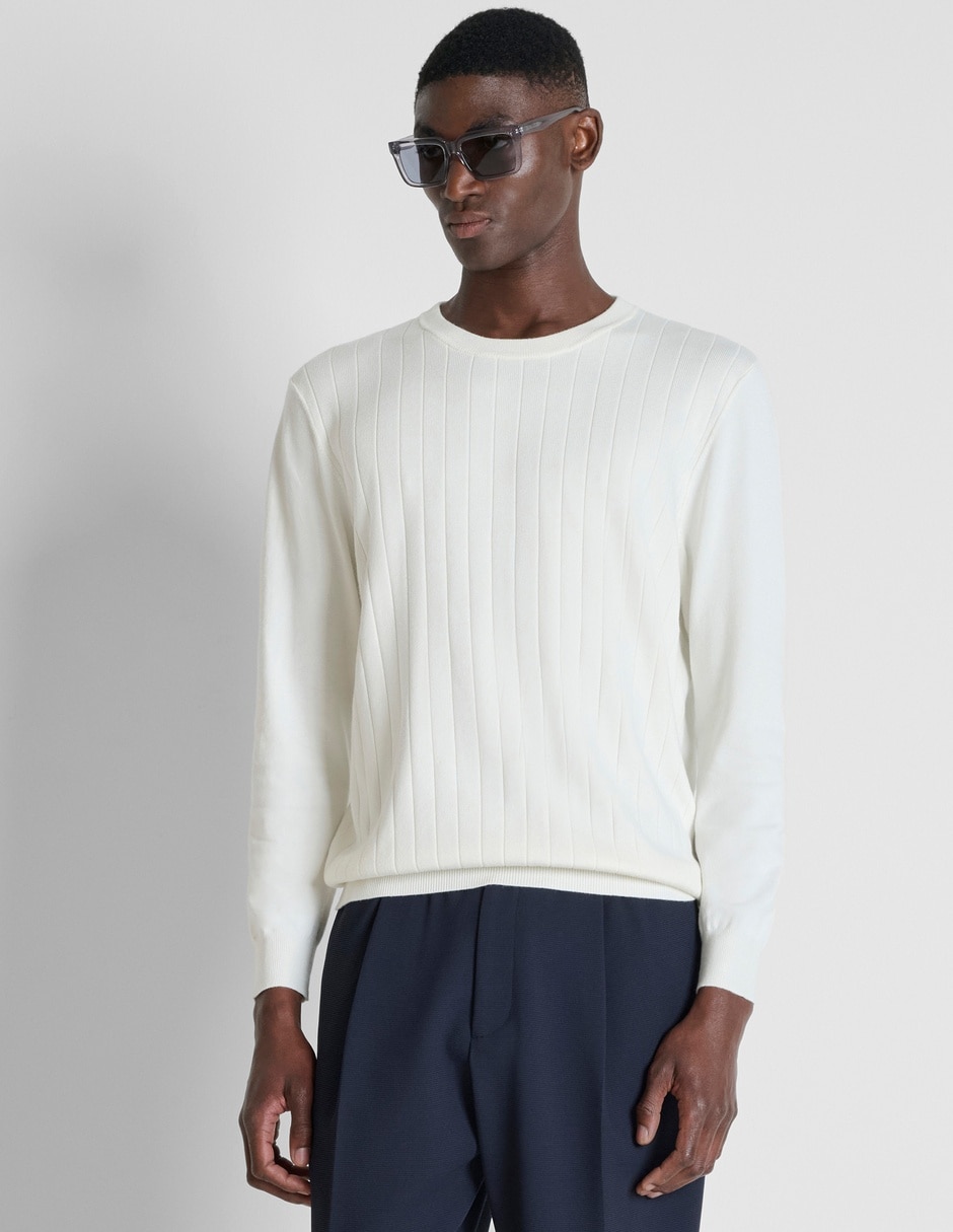 Suéter cuello redondo para hombre