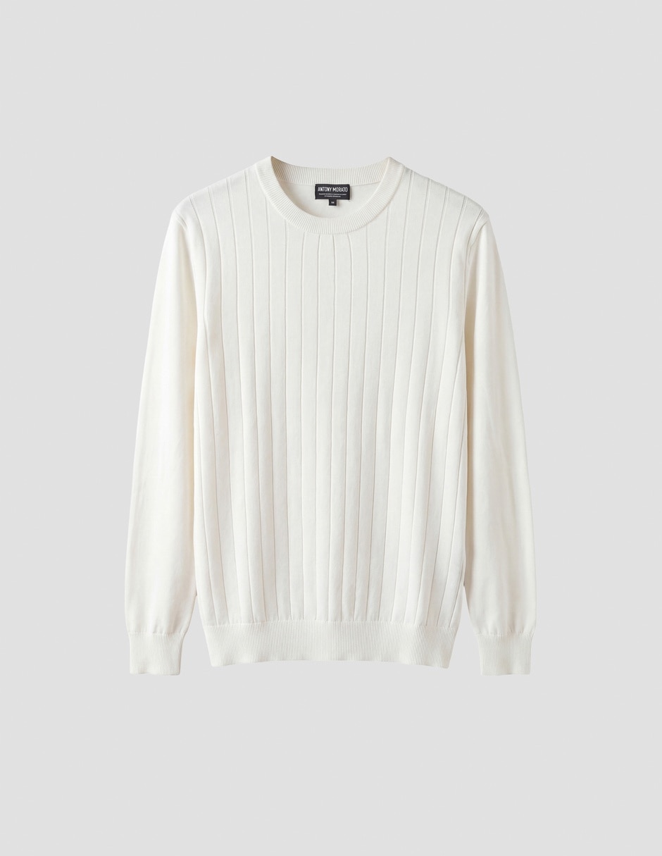 Suéter cuello redondo para hombre 2