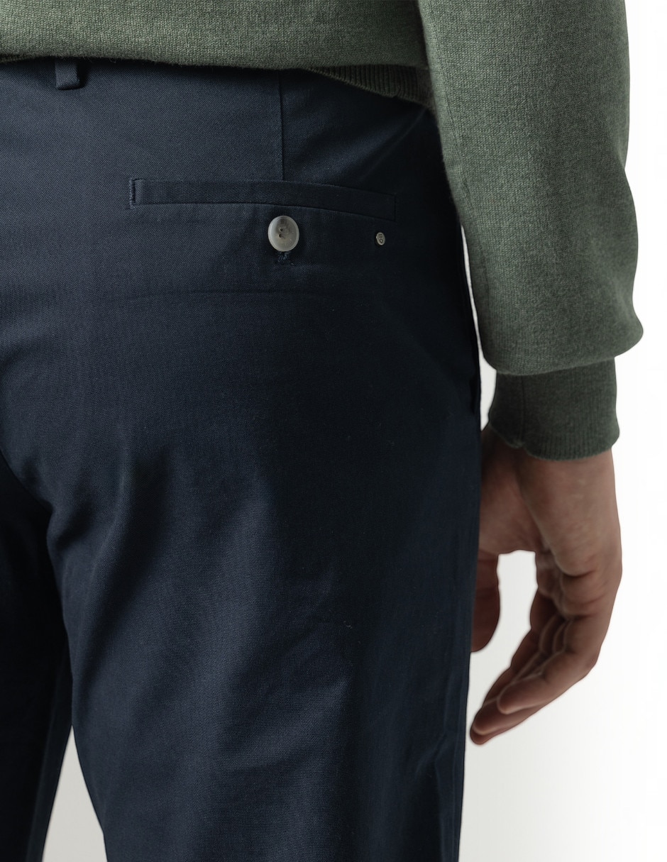 Pantalón chino slim de algodón para hombre 2