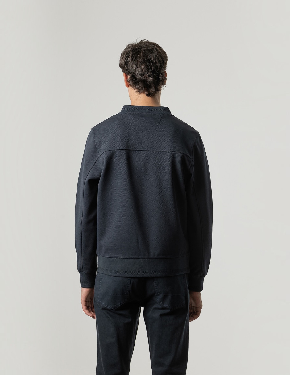 Chamarra casual sin capucha para hombre 4