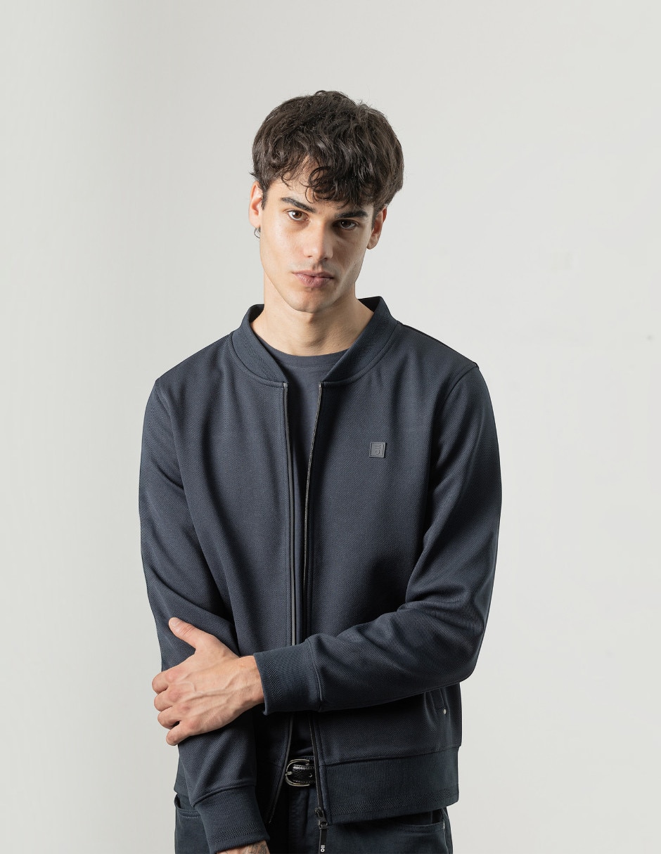 Chamarra casual sin capucha para hombre 3