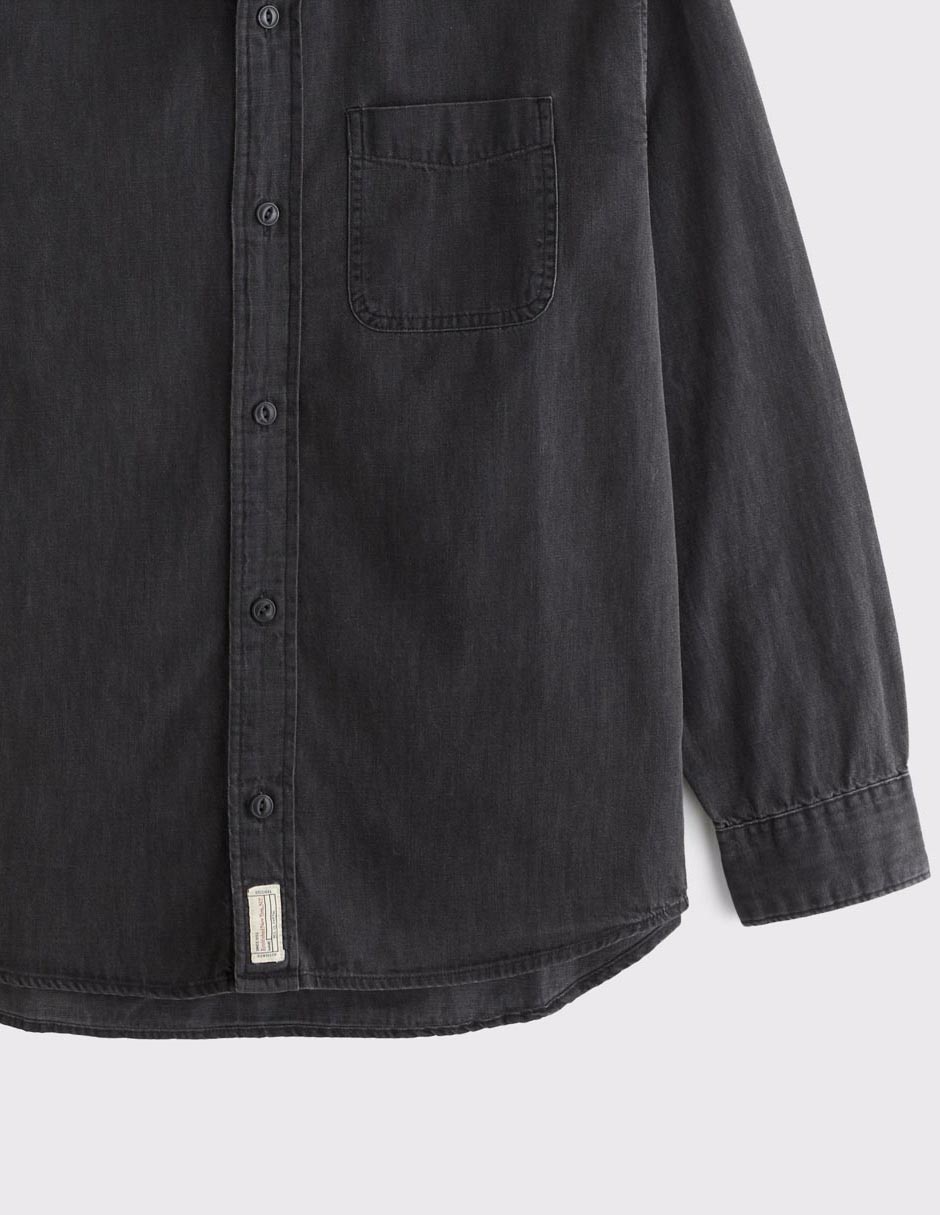 Camisa casual fa26 de algodón manga larga para hombre 2