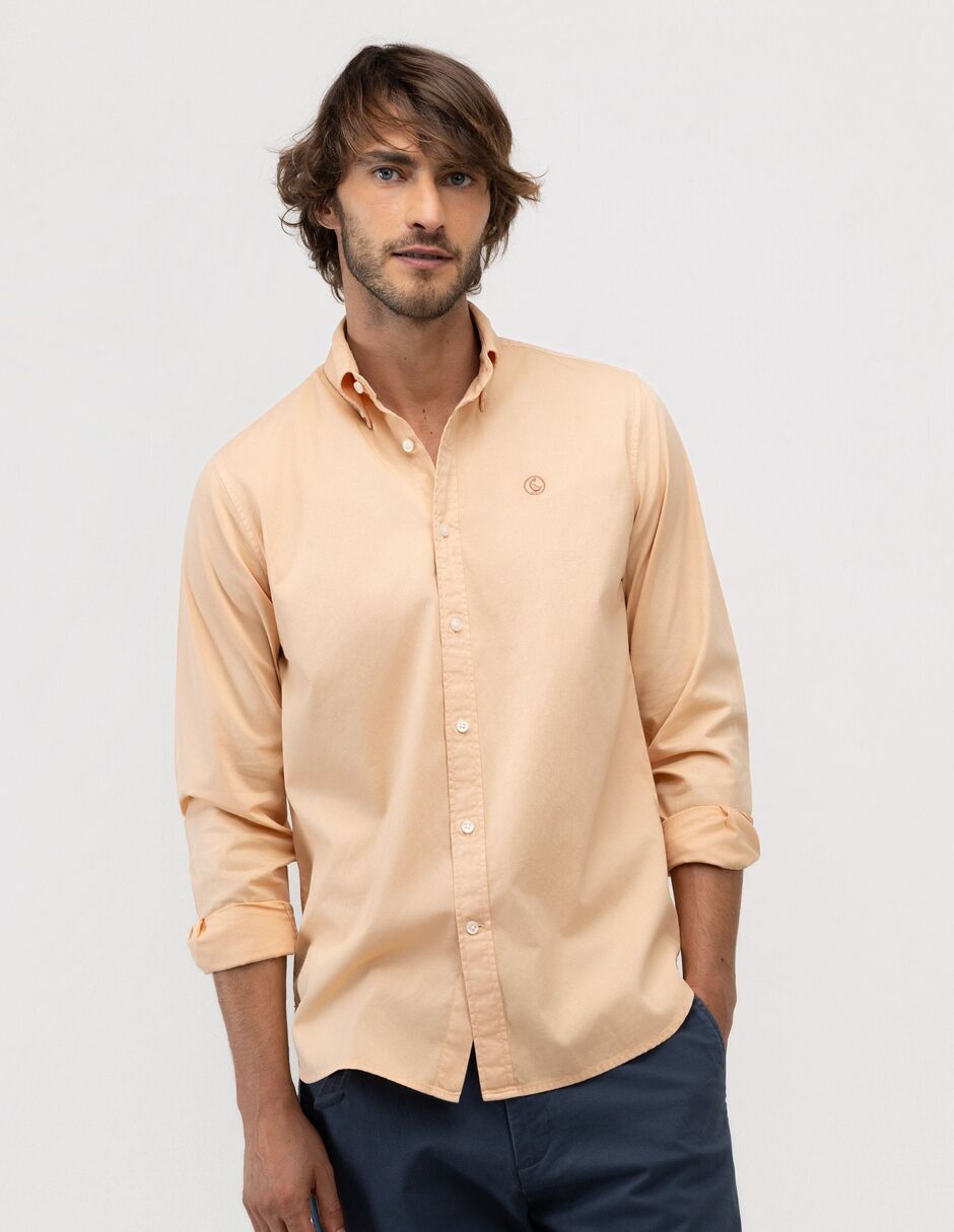 Camisa casual de algodón manga larga para hombre 3