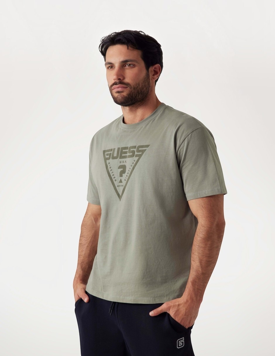 Playera cuello redondo para hombre