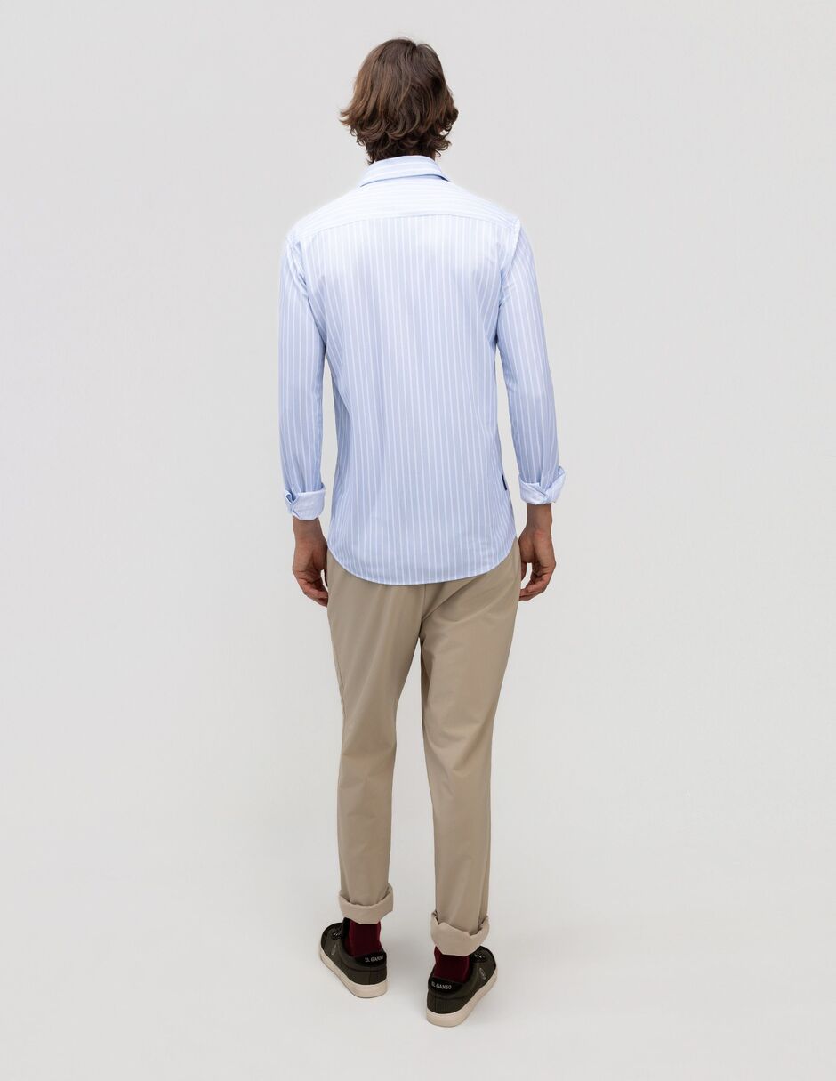 Camisa casual manga larga para hombre 2