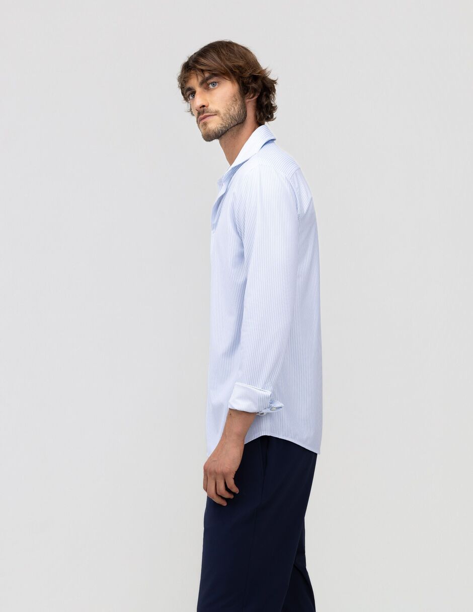 Camisa casual manga larga para hombre 3