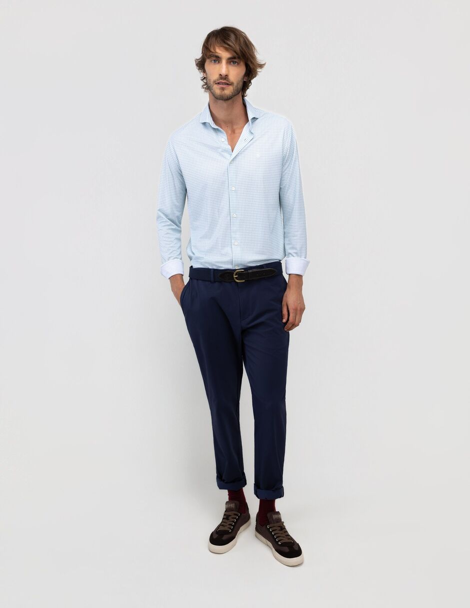 Camisa casual manga larga para hombre 3
