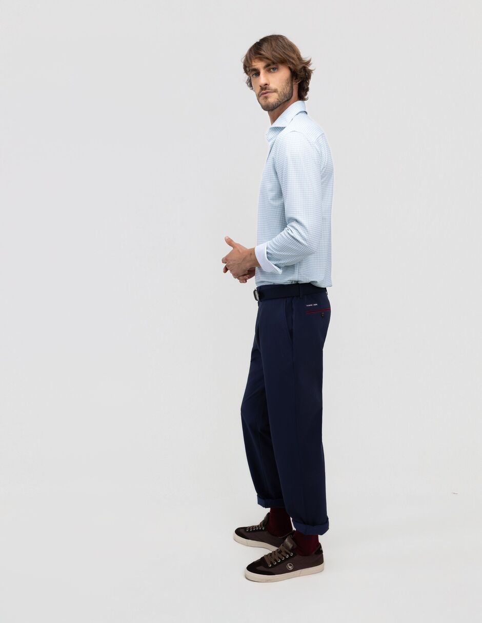 Camisa casual manga larga para hombre 2
