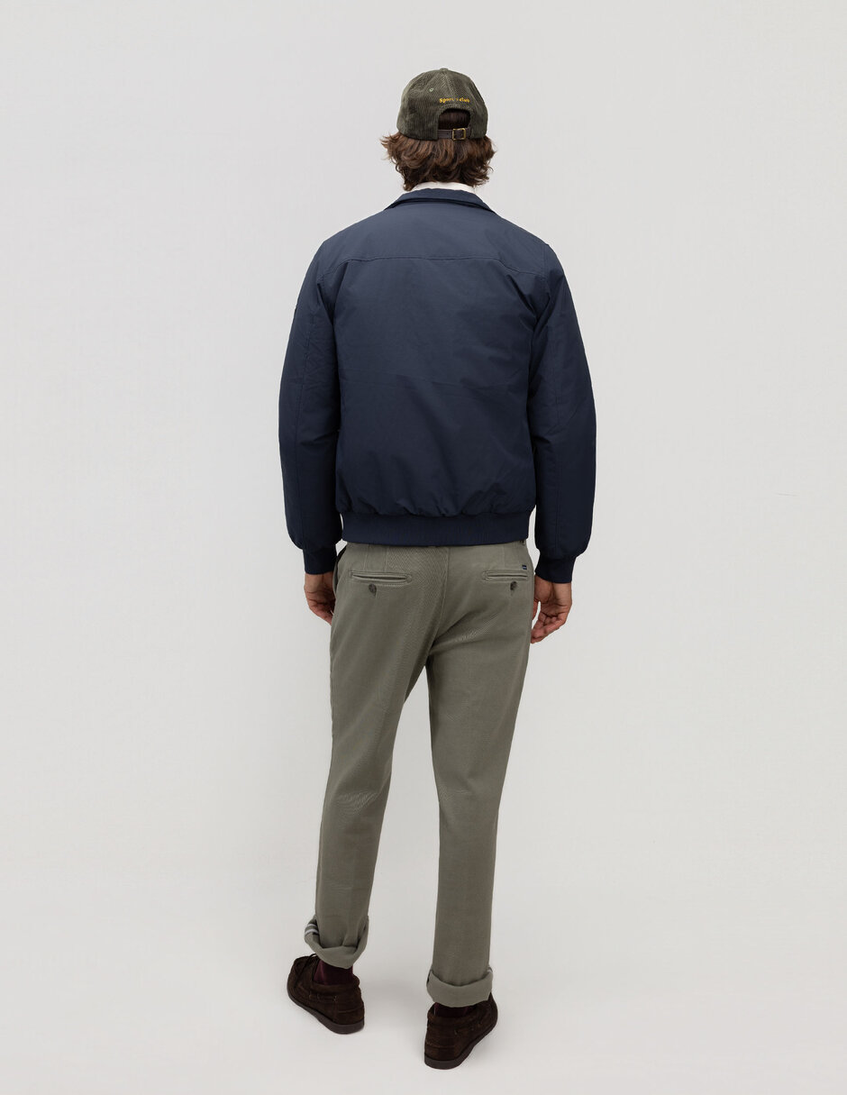 Chamarra casual bolsa canguro para hombre 6