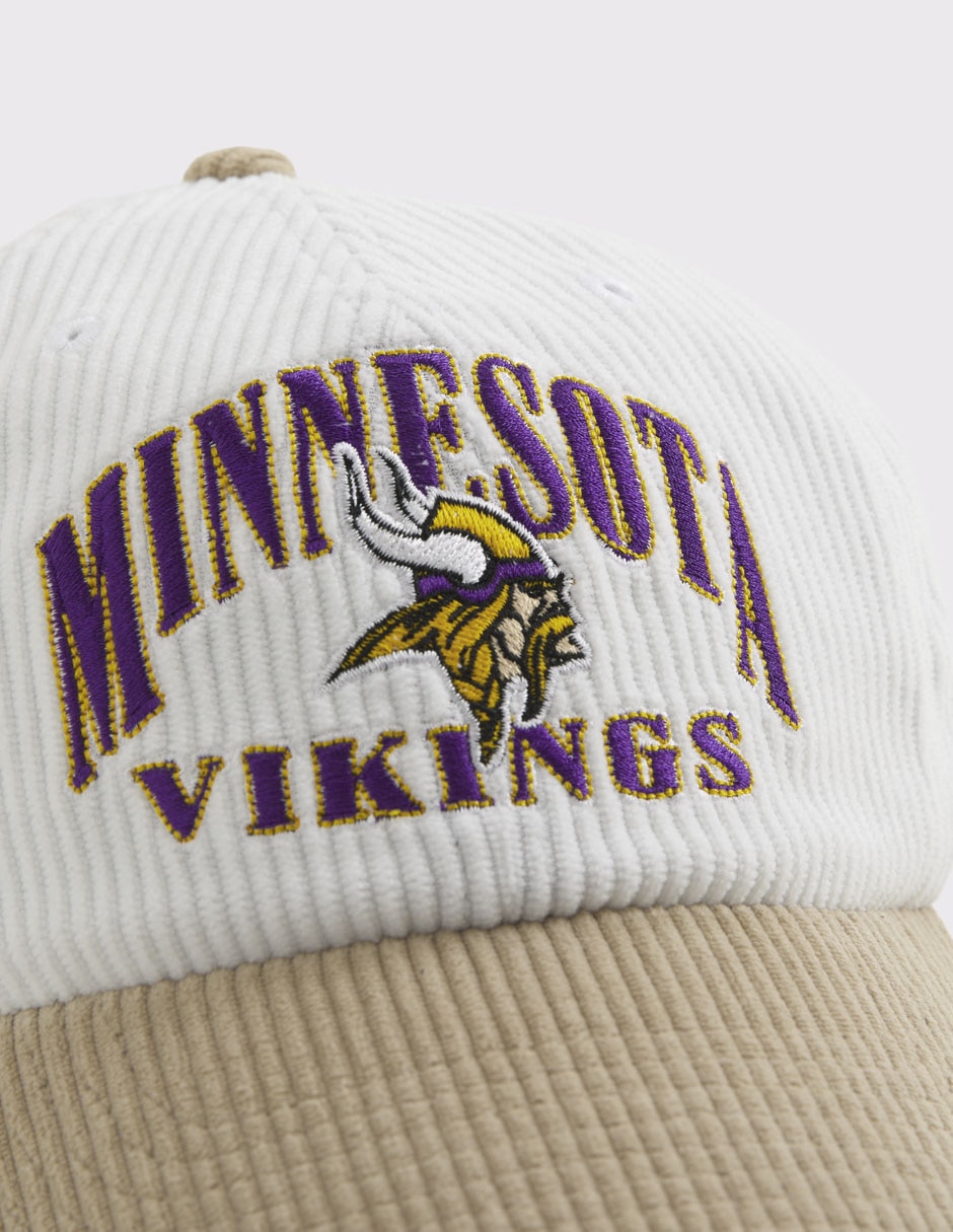 Gorra con visera curva para fútbol americano nfl minnesota vikings para hombre 2