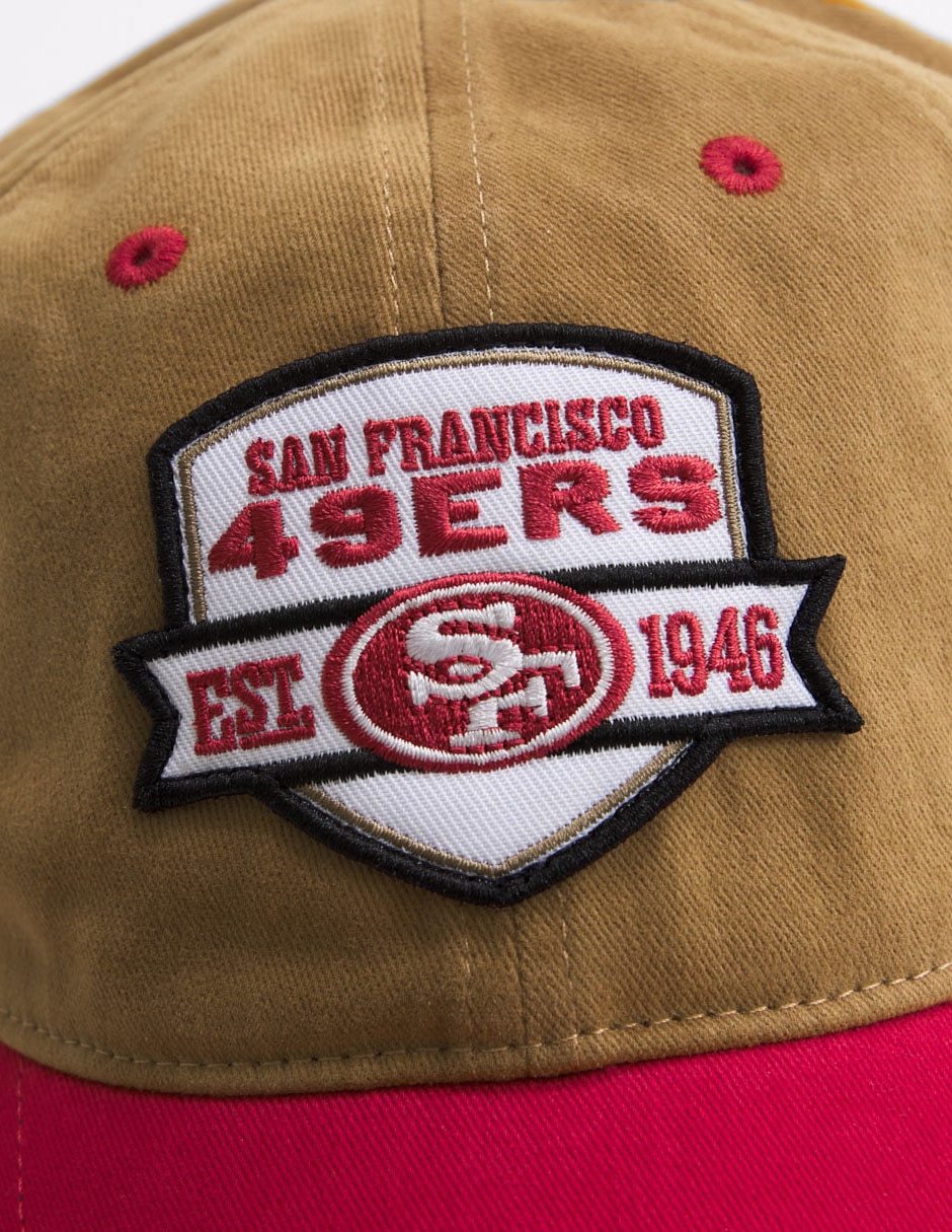 Gorra con visera curva para fútbol americano nfl san francisco 49ers para hombre 4